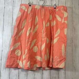 Lane Bryant Pleated Circle Pull On Skirt 22/24